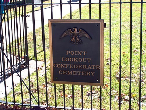Point Lookout Confederate Cemetery at Point Lookout Prisoner of 